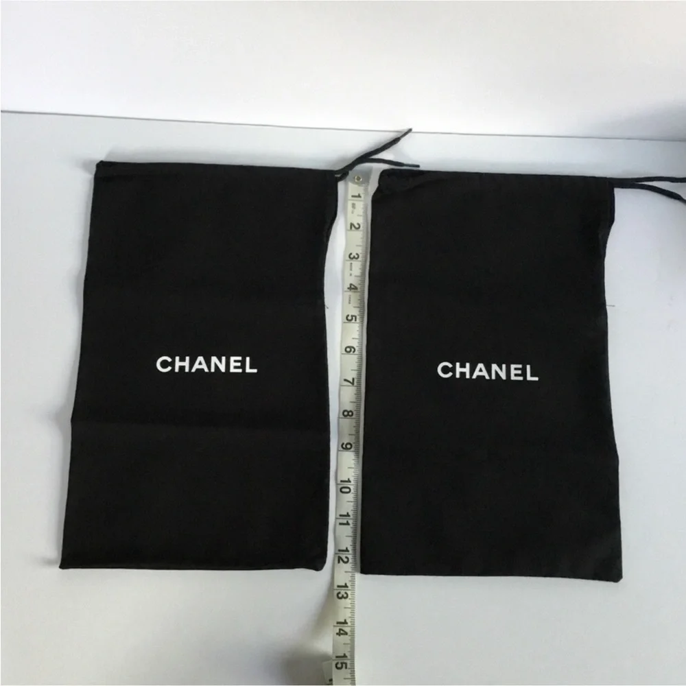 CHANEL BOX W/2 DUST BAGS SOME TISSUE NO LOGO BOOK-FINAL PRICE - Picture 11 of 14